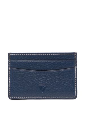 Aspinal Of London leather card holder - Blue