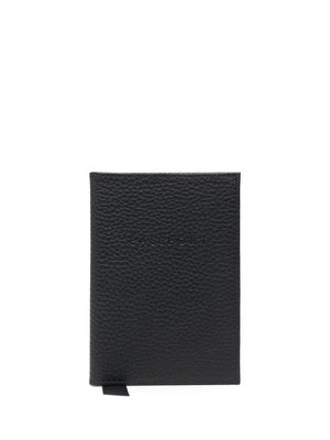 Aspinal Of London leather passport cover - Black
