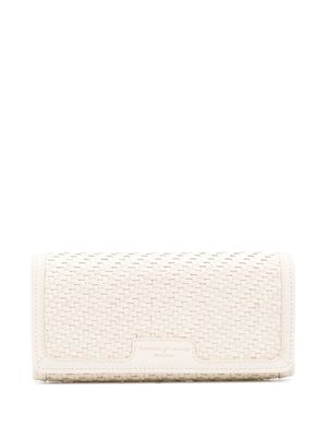 Aspinal Of London London Purse interwoven-leather wallet - Neutrals