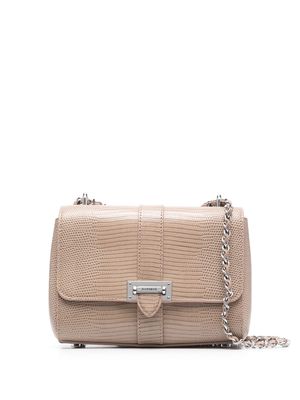 Aspinal Of London Lottie leather shoulder bag - Neutrals