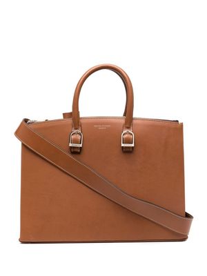 Aspinal Of London Madison leather tote bag - Brown