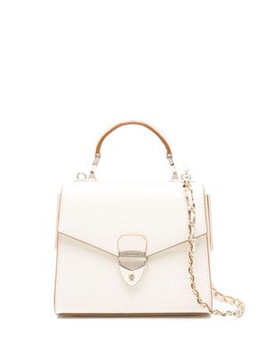 Aspinal Of London Mayfair leather mini bag - White