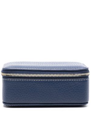 Aspinal Of London medium Travel jewellery box 9cm x 12cm - Blue