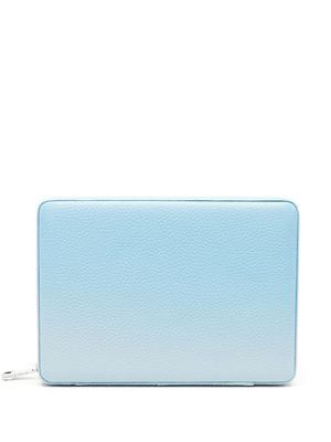 Aspinal Of London pebbled-texture jewellery case - Blue