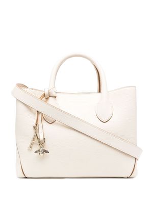 Aspinal Of London pebbled-texture leather tote bag - Neutrals