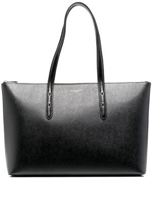 Aspinal Of London Regent scored-effect tote bag - Black