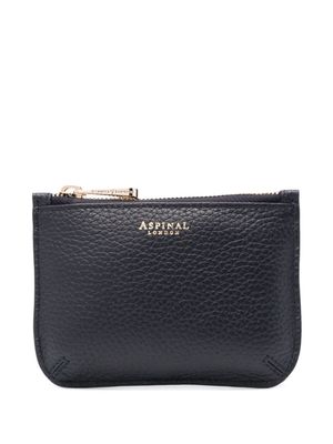 Aspinal Of London small Ella leather pouch - Blue