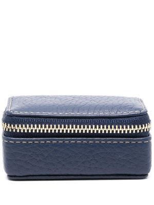 Aspinal Of London small Travel jewellery box 8cm x 4cm - Blue