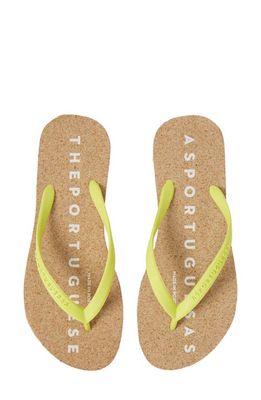 Asportuguesas by Fly London Base Flip Flop in Natural/Yellow