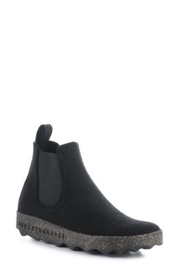 Asportuguesas by Fly London Caia Chelsa Boot in Black Rewooly 