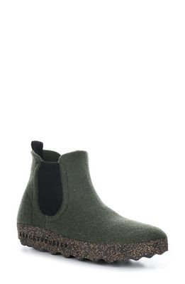 Asportuguesas by Fly London Caia Chelsa Boot in Military Green Rewooly 