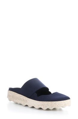 Asportuguesas by Fly London Cana Slide Sandal in Navy 