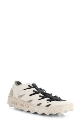 Asportuguesas by Fly London Cure Sneaker in Off White Eco Faux Leather