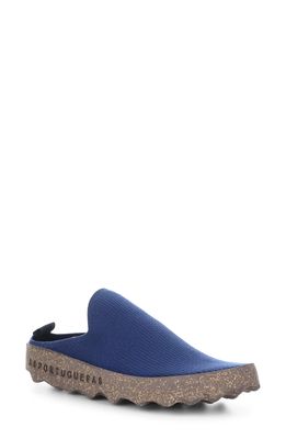 Asportuguesas by Fly London Knit Clog in Navy/Brown S Cafe