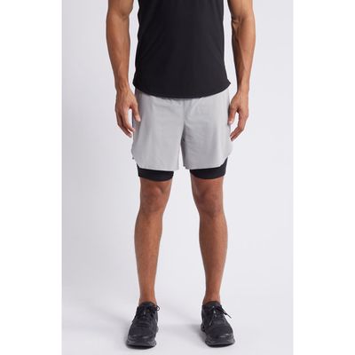 ASRV Aerotex Hybrid Liner Shorts in Slate Grey/Black 