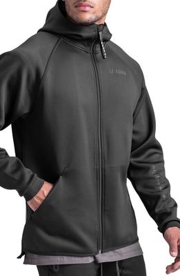 ASRV Coolever Tech Fleece Hooded Jacket in Black