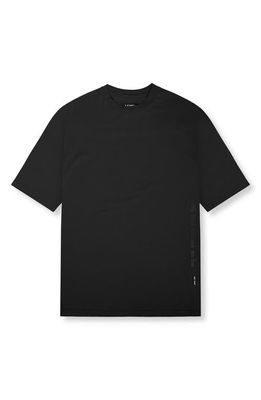 ASRV Oversize Stretch Cotton T-Shirt in Black