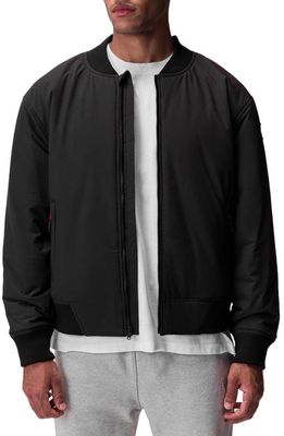 ASRV Water Resistant Insulated Bomber Jacket in Black