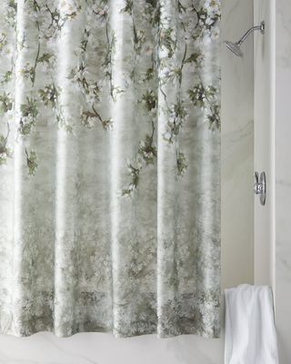 Assam Blossom Dove Shower Curtain