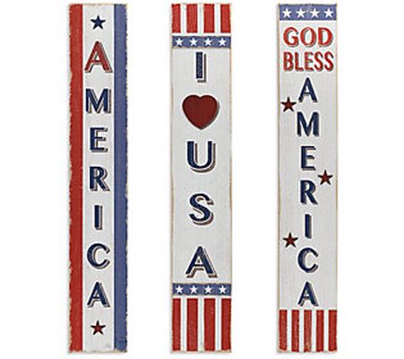 Assorted Wooden Americana Home Decor by Gerson Co.