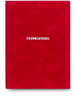 Assouline Provocations logo-print notebook - Red
