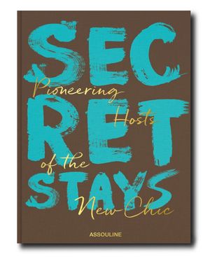 Assouline Secret Stays hardcover book - Brown
