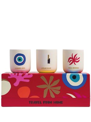 Assouline Travel Set From Home mini candle set - Neutrals