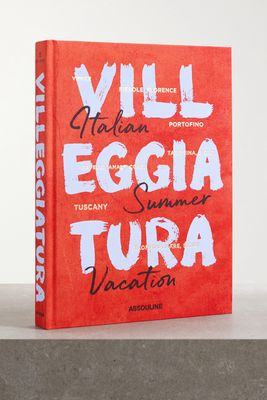 Assouline - Villeggiatura: Italian Summer Vacation By Cesare Cunaccia Hardcover Book - Orange