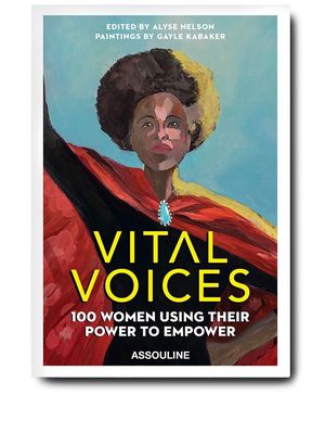 Assouline Vital Voices: 100 Women Using Their Power to Empower book - Blue