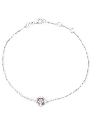Astley Clarke 14kt white gold mini Icon Aura diamond bracelet - Metallic
