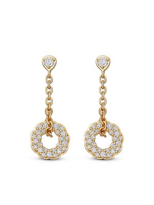 Astley Clarke 14kt yellow gold Asteri diamond drop earrings