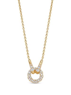 Astley Clarke 14kt yellow gold Asteri diamond necklace