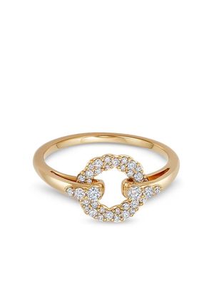 Astley Clarke 14kt yellow gold Asteri diamond ring