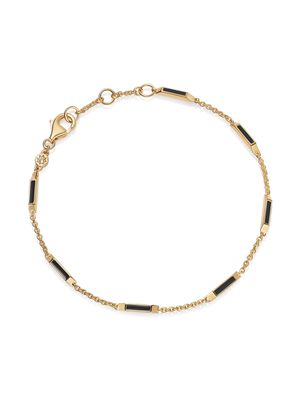 Astley Clarke Aubar enamel-detail bracelet - Gold