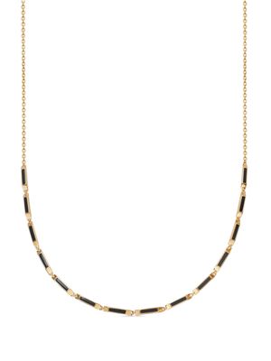 Astley Clarke Aubar enamel-detail necklace - Gold