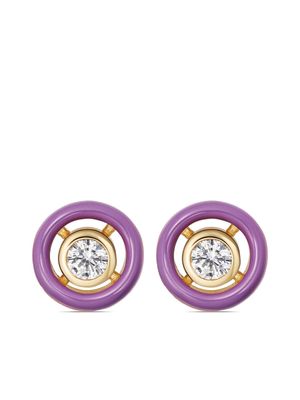Astley Clarke Cirque sapphire-embellished earrings - Gold