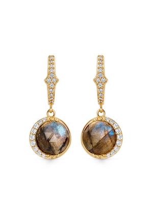 Astley Clarke Gold Luna drop earrings