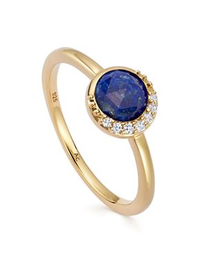 Astley Clarke Gold Luna gemstone ring