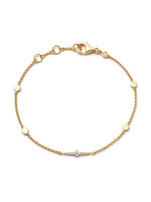 Astley Clarke Gold Luna Light gemstone-detail bracelet