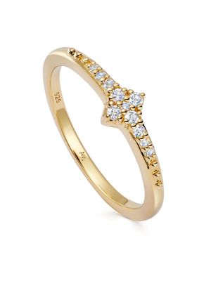 Astley Clarke Gold Luna Light polished ring