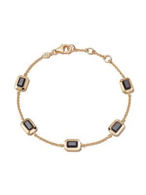 Astley Clarke Ottima onyx station bracelet - Gold