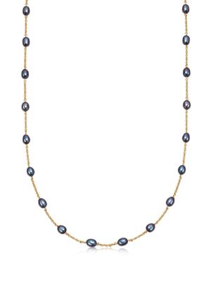 Astley Clarke pearl-embellished chain-link necklace - Gold