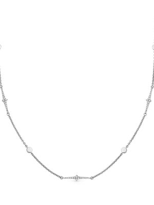 Astley Clarke Silver Luna Light station necklace