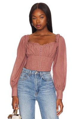 ASTR the Label Amber Top in Rose