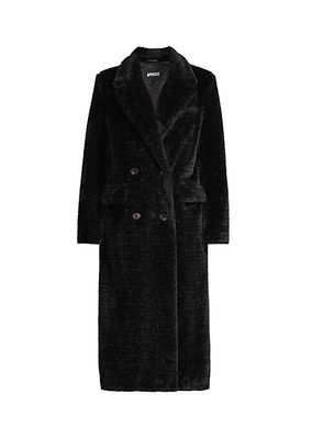 Astrid Teddy Double-Breasted Coat