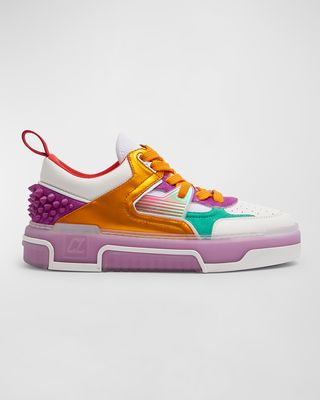 Astroloubi Donna Multicolor Spike Low-Top Sneakers