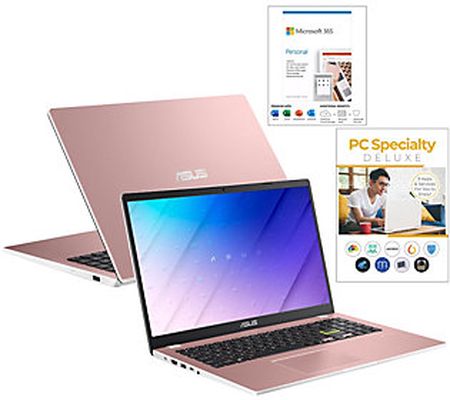 ASUS Vivobook Go 15" Laptop Intel Celeron 4GB 128GB w/ MS365