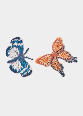 Asymmetrical Dreamcatcher Butterfly Earrings