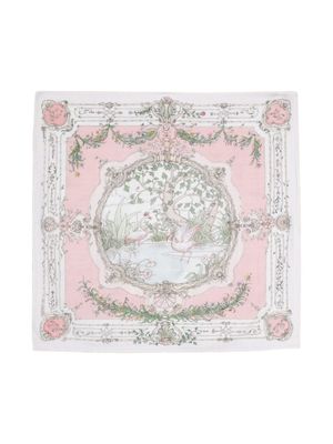 Atelier Choux Tapestry organic cotton swaddle - Pink