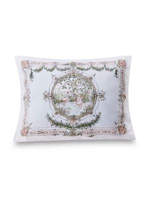 Atelier Choux Tapestry-print cotton pillow cover - White